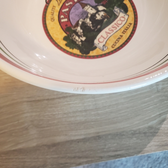 Vintage Large Italian CIC Ceramic Pasta Classico Serving Bowl - Picture 5 of 7